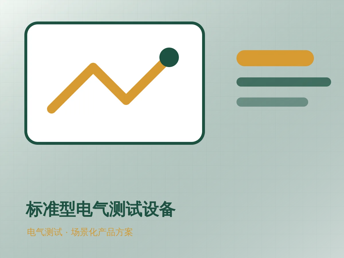 标准型电气测试设备产品示意图